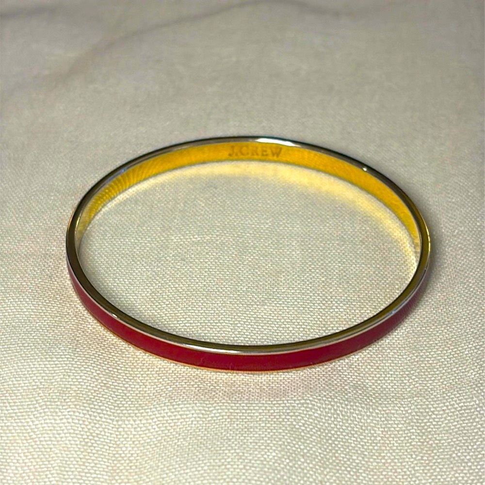 J.Crew - Red Enamel Bangle